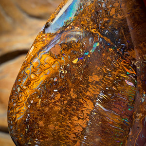 46.5cts - Tribal Yowah Nut Opal. Australian Opal