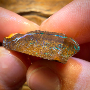Bargain Card! 206.4cts - 5x Australian Boulder Opal Rough Parcel