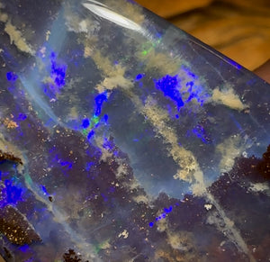 95.3cts - “Electric Current” Queensland Boulder Seam Opal. Heritage Collection