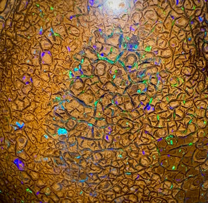119.5cts - Yowah Nut Intricate Tribal Australian Opal. - Opal Whisperers