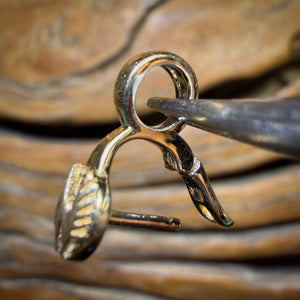 All New Opal Whisperers Branded Clip on Clasp w/ Logo - 10k Gold