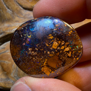 Aren’t you glad you waited till the end Card! 107.6cts - Tribal Yowah Nut Opal. Australian Opal