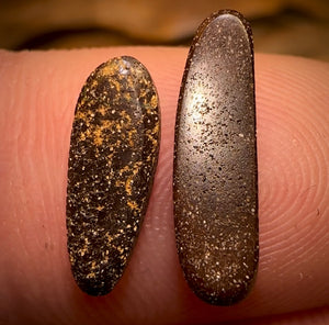 3.15cts - Australian Boulder Seam Opal Pair