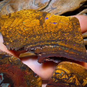 Wild card! 1007cts - 3x Yowah Nut Tribal Opal Rough Parcel. Australian Boulder Opal