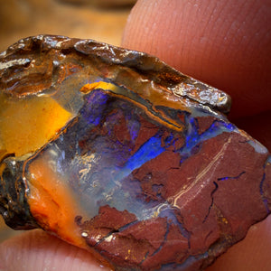 Bargain Rough! 49.9cts - Tribal Yowah Nut Opal Rough Piece