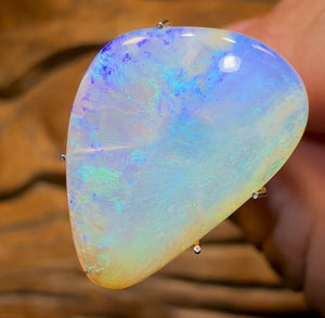 6.8cts - “Portal of Light 2”Yowah Nut Pure Crystal Opal, Super Rare - Opal Whisperers