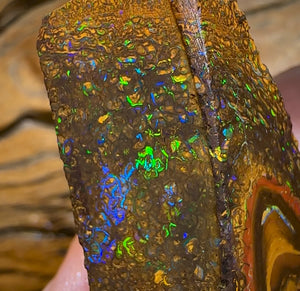 (Template) 178.4cts - Yowah Nut Rough Piece. TOP TRIBAL - Opal Whisperers