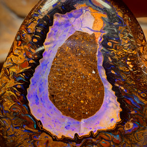 66.7cts - Yowah Nut Crystal Centre Opal. Australian Boulder Opal