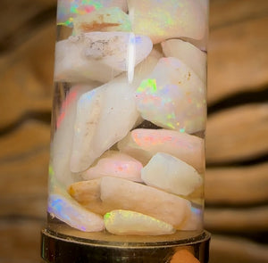 6cts - Top South Australian Opal. Xali’s Time Capsule Pendant