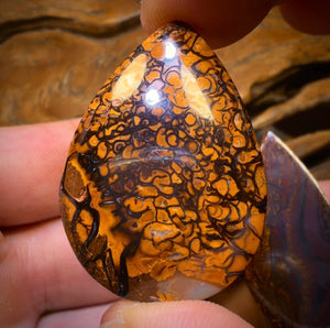 195.3cts - 3x Australian Tribal Boulder Opal’s. Wholesale Dealers Parcel