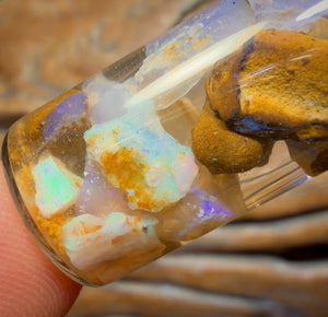 42cts - Vial of Yowah Opal Rough w/ Fossil Opal