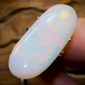 9.7cts - Large South Australian White Opal - Opal Whisperers