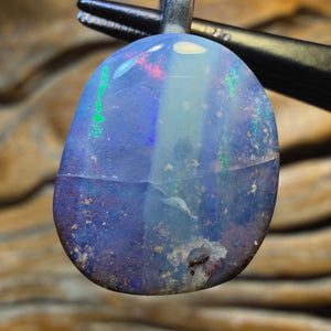 📣 OPALFEST 🔨 AUCTION 🔨 No Reserve 24.1cts - Solid Queensland Boulder Opal Pendant