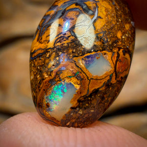 Wild Card! 11.2cts - Tribal Yowah Nut Opal. Australian Opal