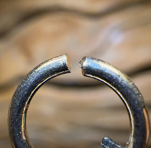 9ct Yellow Gold Jump Rings For Drilled Opals- 10mm. Add On Purchase