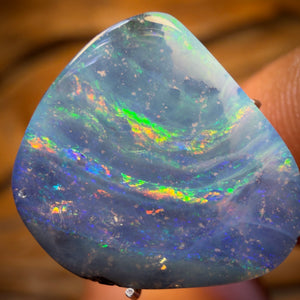 6.3cts - “Water World”Queensland Boulder Seam Opal. Australian Opal