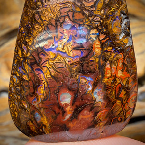 131.4cts - Tribal Yowah Nut Opal. Australian Opal Double Sided Picture stone