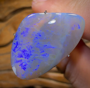 9.8cts - Lightning Ridge Dark Opal - Opal Whisperers
