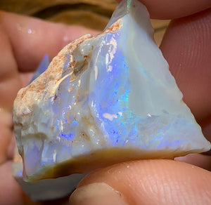 109cts - 6x Lightning Ridge Crystal and Dark Opal Rough Parcel - Opal Whisperers