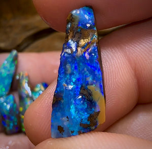 (Template) 69cts - 6x Australian Boulder Opal Rubs. TOP QUALITY - Opal Whisperers