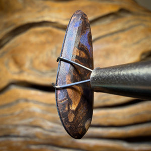 6.9cts - Awesome Aquatic Fire Large Australian Boulder Opal Doublet