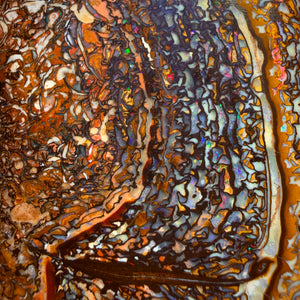 Art of Opal Card! 155cts - Large Tribal Queensland Boulder Opal from Yowah