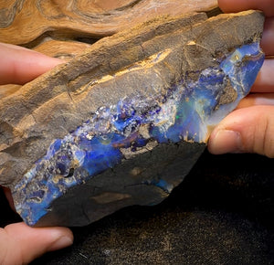 747.5g - Large Queensland Boulder Seam Opal Rough Specimen