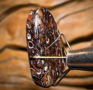 12.7cts - Coolest Art of Opal Pattern Queensland Boulder Opal from Koroit