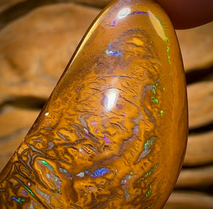 68.8cts - Tan Tribal Queensland Boulder Opal from Yowah
