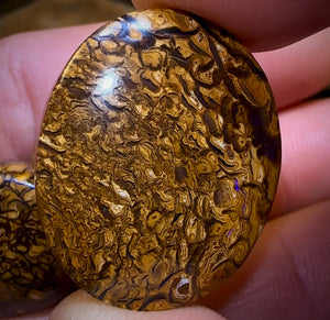 77.5cts - 3x Loose Queensland Boulder Opals. Wholesale Bargain Parcel