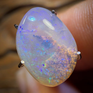 2cts - Inner Space Solid Australian Boulder Pipe Crystal Opal