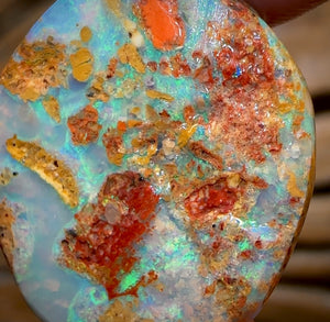 17.9cts - Boulder Pipe Opal Rub. Australian Opal