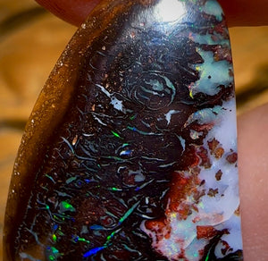 38.8cts - Tribal Queensland Boulder Opal from Koroit