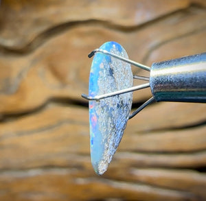 1.7cts - Australian Semi Black Opal from Lightning Ridge - Opal Whisperers