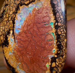 43.6cts - Yowah Nut Tribal Opal. Double Sided - Opal Whisperers