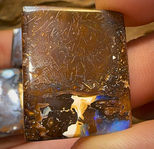 126.1cts - 3x Tribal Queensland Boulder Opal Parcel - Opal Whisperers