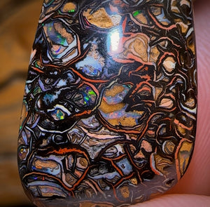 49.3cts - Thick, Chunky Tribal Magic Australian Boulder Opal from Koroit