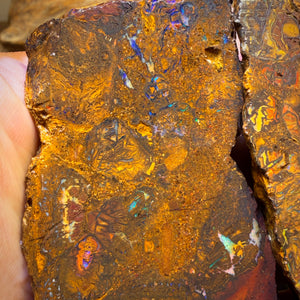 936.5cts - 3x Yowah Nuss Tribal Opal Rohpaket. Australischer Opal