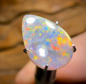 1.05cts - Australian Semi Black Opal from Lightning Ridge - Opal Whisperers