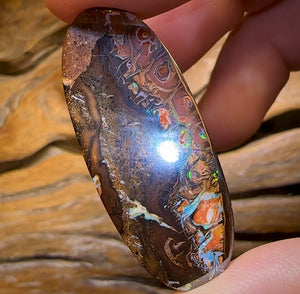 41.7cts - Tribal Queensland Boulder Opal from Koroit