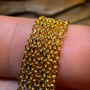 Display Chain w/ Yellow Gold Plating