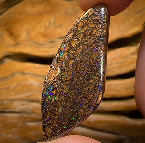 22.6cts - Tight Tribal Yowah Nut Opal. Australian Opal