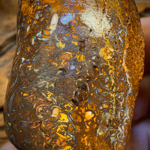 Wild Card! Massive! 457.5cts - Tribal Yowah Nut Opal Rough Piece