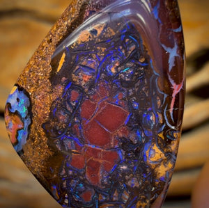 22.7cts - Tribal Yowah Nut Opal. Australian Opal