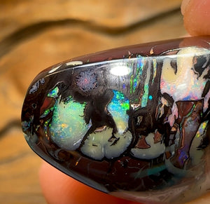 54.7cts - Queensland Boulder Black Opal from Koroit - Opal Whisperers