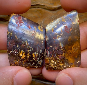 136.8cts - Tribal Koroit Nut Kernel Opal Pair