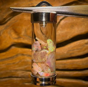 6cts - Top South Australian Opal. Xali’s Time Capsule Pendant