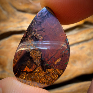 17.1cts - Tribal Yowah Nut Opal. Australian Opal