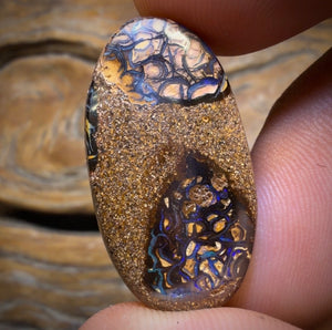 34.8cts - Tribal Queensland Boulder Opal from Koroit