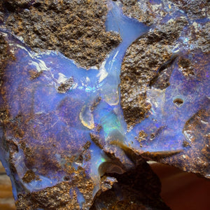 Half Price Card! 776cts - Queensland Boulder Seam Opal Rough Piece Less than 0.50c/ct